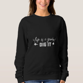 Camiseta A Vida da Mulher é um Jardim Cave-o Arte Divertida