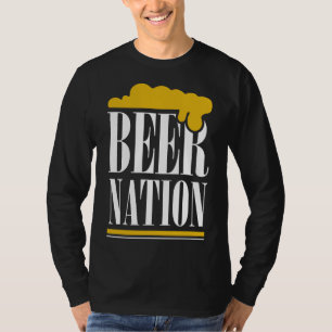 Camiseta A Vida Da Nação Da Cerveja É Fácil, Basta Beber.