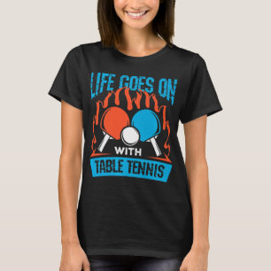 Camiseta A Vida Da Vintage Continua Com O Pong S Do Tênis P
