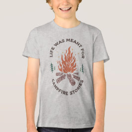 Camiseta A Vida das Crianças Foi Feita para Histórias em To