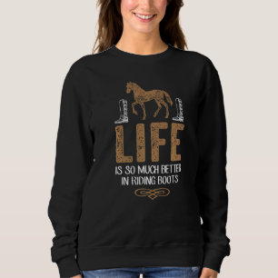 Camiseta A Vida De Cavalo É Muito Melhor Em Andar De Bo