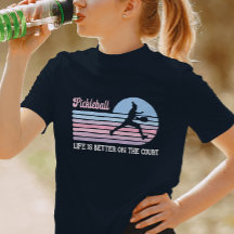 A Vida De Pickleball É Melhor No Retro Da Corte