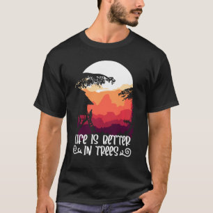 Camiseta A Vida De Treehouse É Melhor Em Árvores