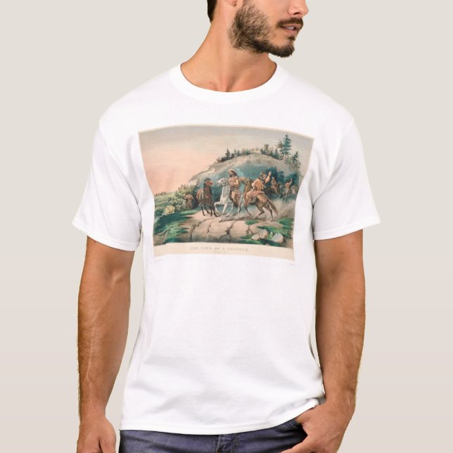 Camiseta A vida de um caçador: Uma parada repentina (0877A) (Frente)