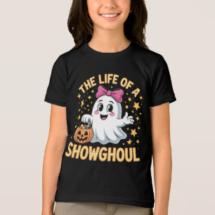 Camiseta A vida de um Showghoul Retro Halloween Spooky Gir