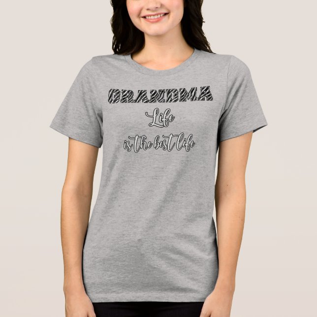 Camiseta A Vida de Vovó É a Melhor Vida (Frente)