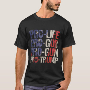 Camiseta A Vida Deus Arma Trump Usa Reelege Donald Trump 20