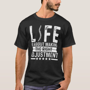 Camiseta A Vida Do Chiropractor É Sobre Ajuste Direito Ao F