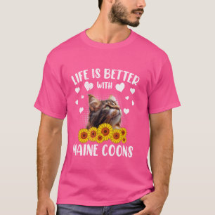 Camiseta A VIDA DO Maine Coon É MELHOR COM O GOLETIM