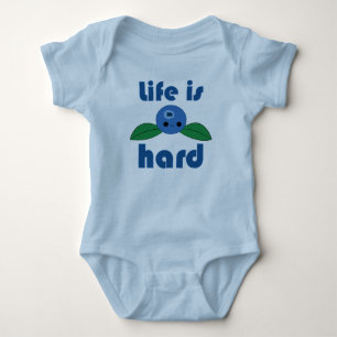 Camiseta A vida do mirtilo de Kawaii é creeper infantil