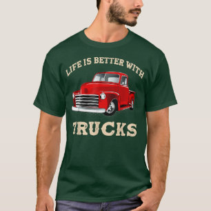 Camiseta A Vida Do Motorista De Caminhão Engraçado É Melhor
