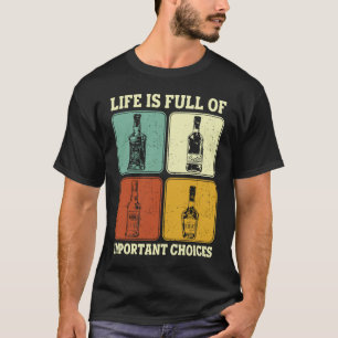 Camiseta A Vida Do Partido Alkohol É Cheio De Escolhas Impo