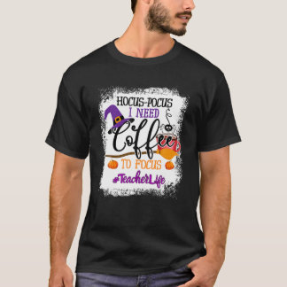 Camiseta A Vida do Professor Enfoca Poco Que Preciso De Caf