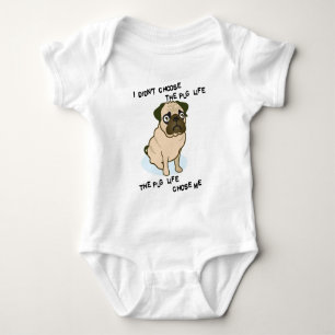 Camiseta a vida do Pug