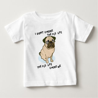 Camiseta a vida do Pug