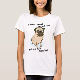Camiseta a vida do Pug