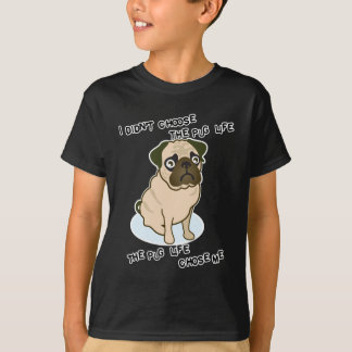Camiseta a vida do Pug
