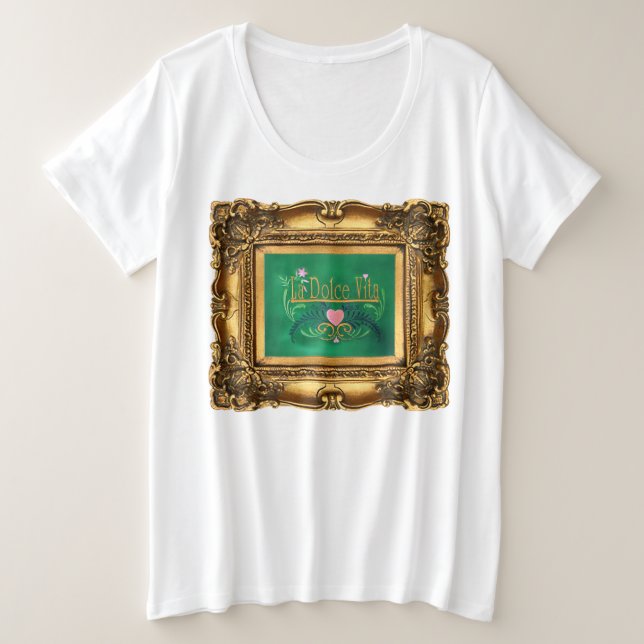 Camiseta A vida doce é para mim (Frente do Design)