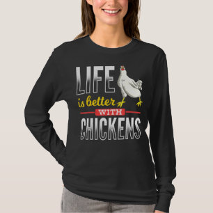 Camiseta A Vida Dos Criadores De Aves fazendas É Melhor Com