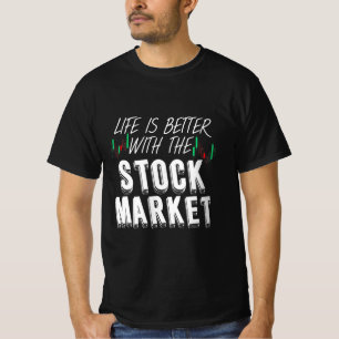 Camiseta A Vida Dos Investidores É Melhor Com O Mercado De