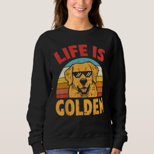 Camiseta A Vida Dos Óculos É O Cachorro De Retrier Do Ouro