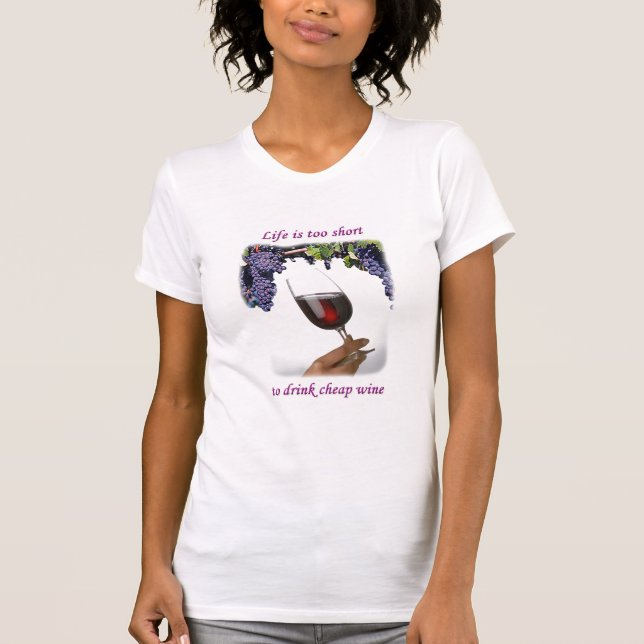 Camiseta A vida é #1 demasiado curto (Frente)