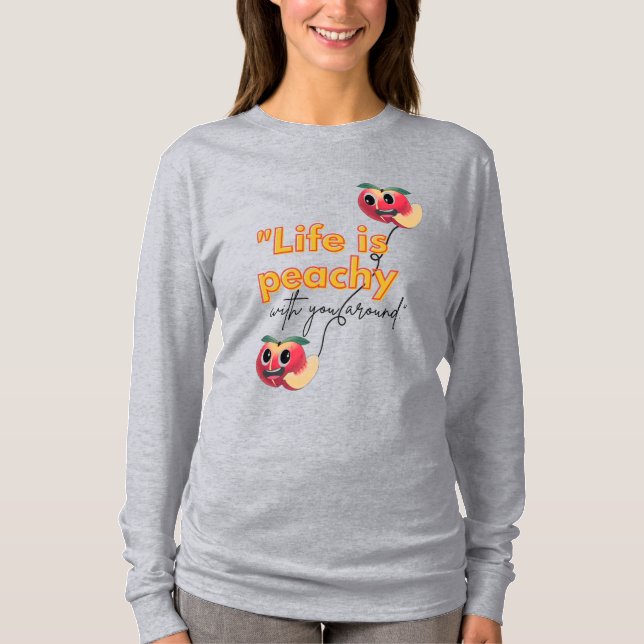 CAMISETA A VIDA É A PATROCINHA COM VOCÊ. (Frente)