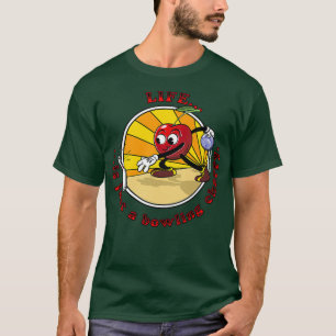 Camiseta A Vida É Apenas Uma Cereja De Boliche T