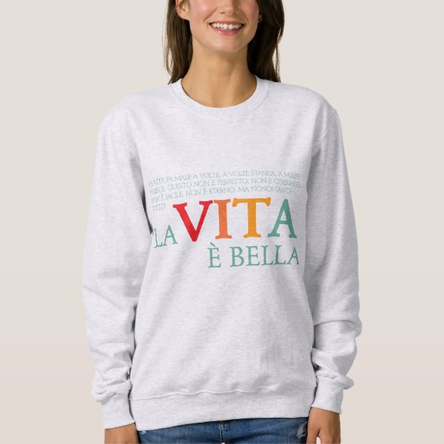 Camiseta A vida é bela (Frente)