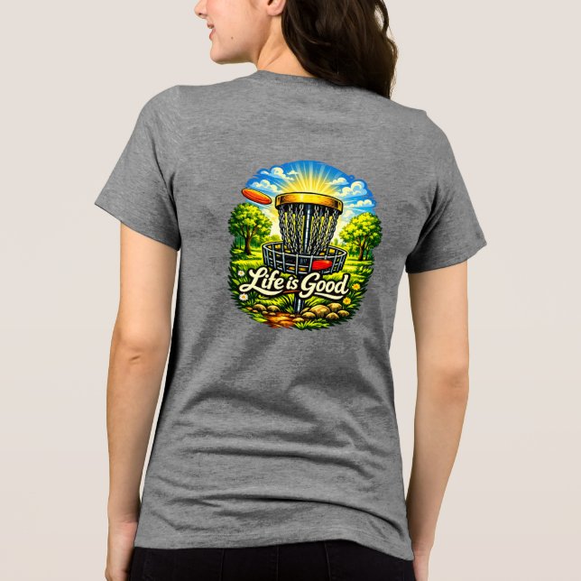 Camiseta A vida é boa (Verso)