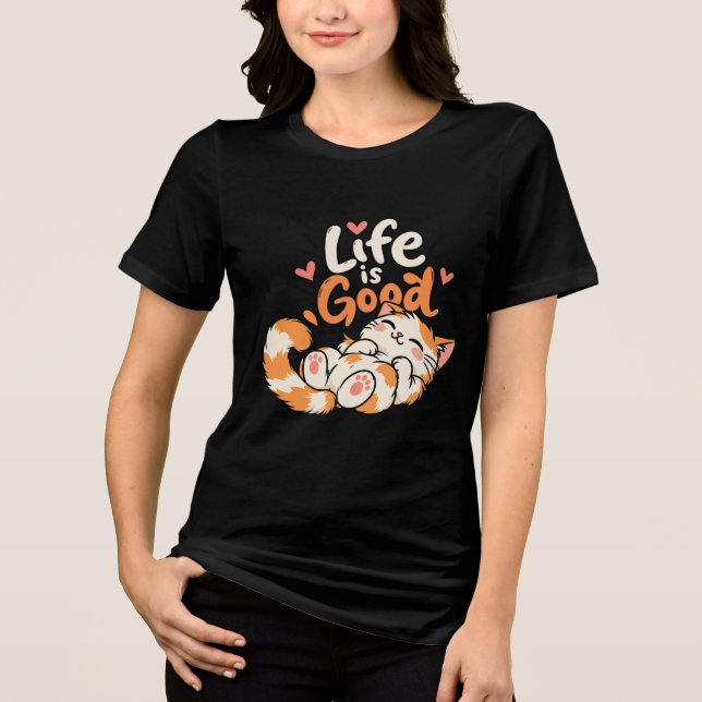 Camiseta A vida é boa (Frente)