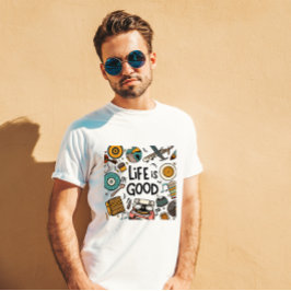 Camiseta a vida é boa