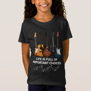 Camiseta A Vida É Cheio De Escolhas Importantes Ao Longo Do