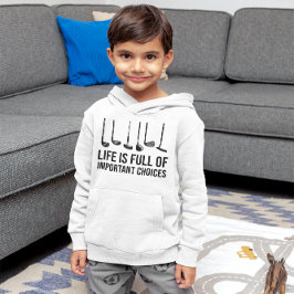 Camiseta A vida é Cheio de escolhas importantes Golfe Natal