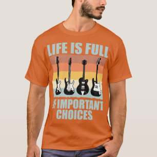 Camiseta A vida é cheio de escolhas importantes na coleção 