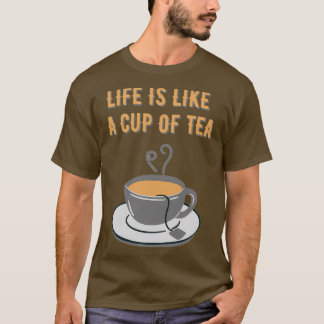 Camiseta A vida é como um chá