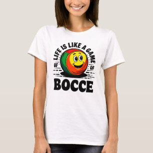 Camiseta A vida é como um presente do jogo de futebol