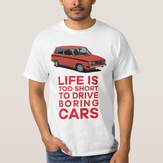 Camiseta A vida é curta demais - DAF 66 Marathon Combi (Frente)