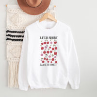 A vida é curta, faça-a doce citação de Boho Inspir