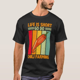 Camiseta A Vida É Curta, Fazendo Aquecimento Infantil