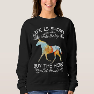 Camiseta A Vida É Curta Levar O Comprar Que O Cavalo Comeu