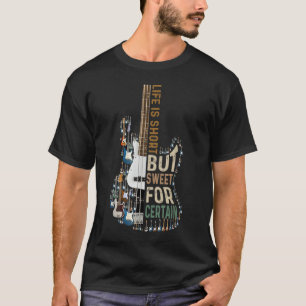 Camiseta A Vida é Curta Mas Doce Para Determinado Amante de