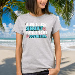 Camiseta A vida é curta Pura vida Costa Rica Souvenir<br><div class="desc">Traga-se de volta para as ensolaradas margens da Costa Rica com nossa vibrante camiseta de souvenir. Apresentando uma design de tipografia retrô e a frase eterno 'A vida é curta - pura vida', esta árvore encapsula o espírito do estilo de vida sem carreiras do país. Criado com tecido suave e...</div>