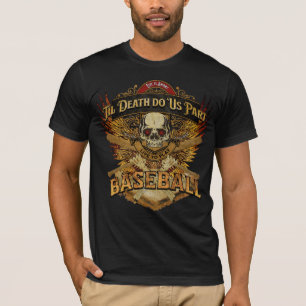 Camiseta A Vida é Curta - Viva para Jogar Beisebol - Fire G