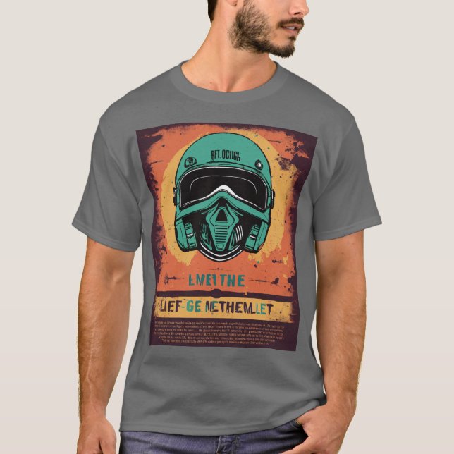 Camiseta A vida é difícil (Frente)