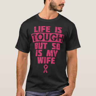 Camiseta A Vida É Difícil Mas Minha Esposa Também É Câncer