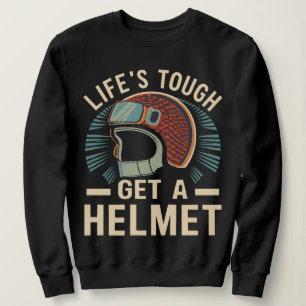 Camiseta A Vida É Difícil Obter Um Capacete Engraçado Para