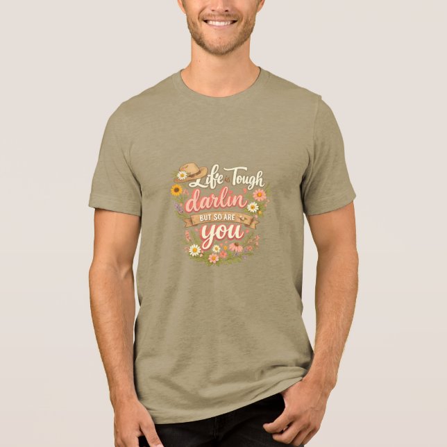 Camiseta A Vida é Difícil Querida (Frente)