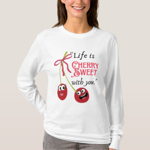 CAMISETA A VIDA É DOCE DE CÉREBRO COM VOCÊ