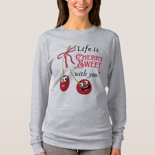 CAMISETA A VIDA É DOCE DE CÉREBRO COM VOCÊ (Frente)